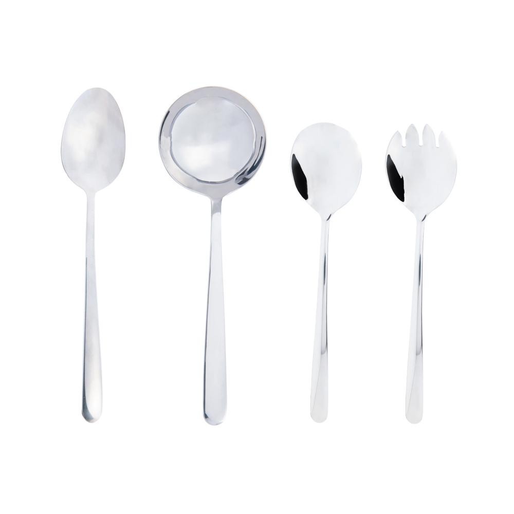 4 Talheres Wolff Viena de Aço Inox para Servir em Oferta na Shopee