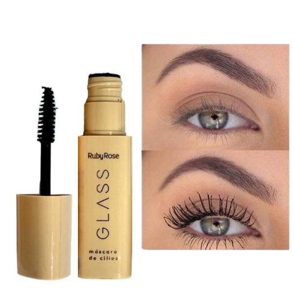 Mascara para Cílios Ruby Rose Glass HB523 em Oferta na Shopee