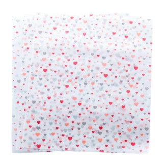 50 Unidades de Papel Manteiga Lyor Emtampado Heart 24,5cm