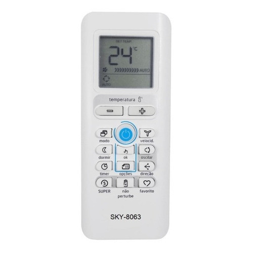 Controle Compatível Com Ar Condicionado Springer Midea