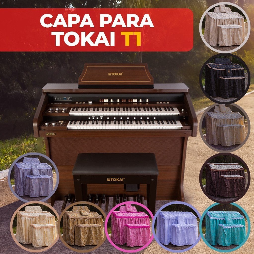 Capa para Órgão Tokai T1 Luxo