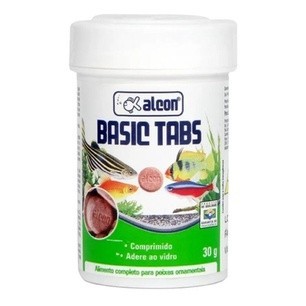 Kit 2 Und Ração Alcon Basic Tabs Para Peixes 30g