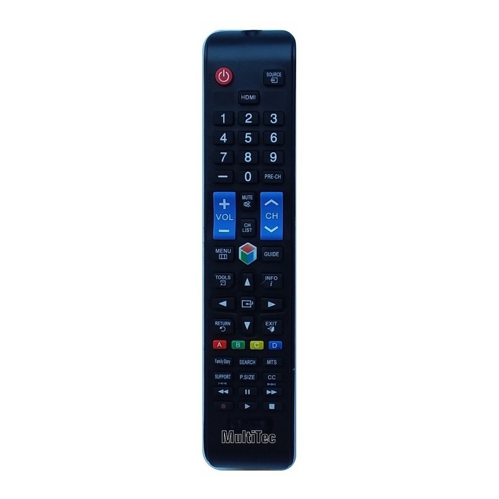 Controle Compatível Tv Samsung Para Tela De Lcd E Led