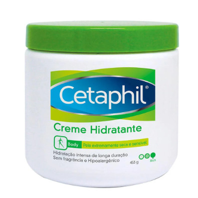 Cetaphil Creme Hidratante Corporal para Pele Extremamente Seca e Sensível 453g