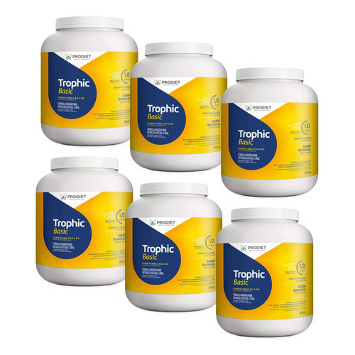 6 Potes De Trophic Basic 800g Dieta Enteral Prodiet 