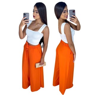 Calça pantalona em Oferta na Shopee
