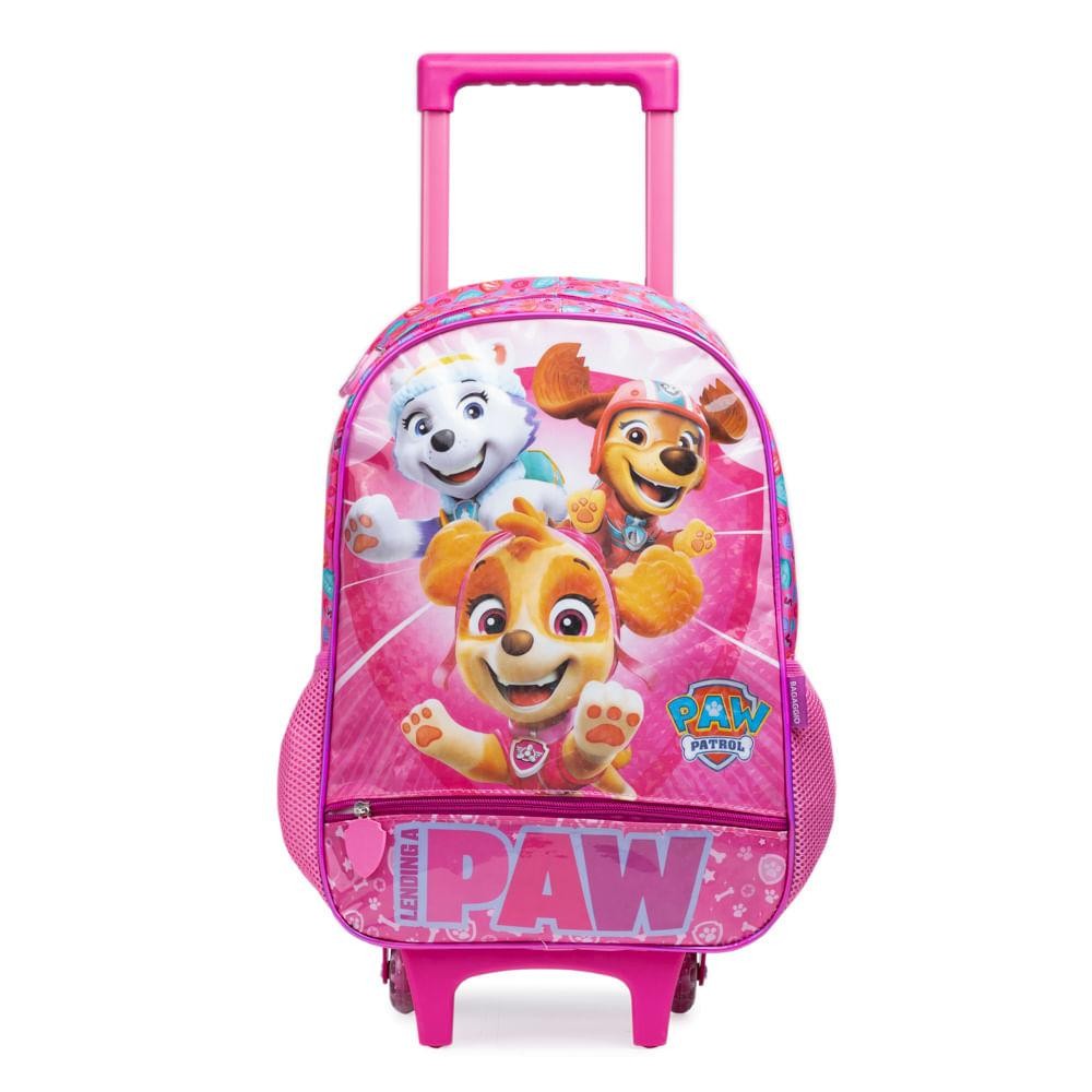 Mochila de Rodinha Infantil Masculina Patrulha Canina Skye e Equipe em Oferta na Shopee