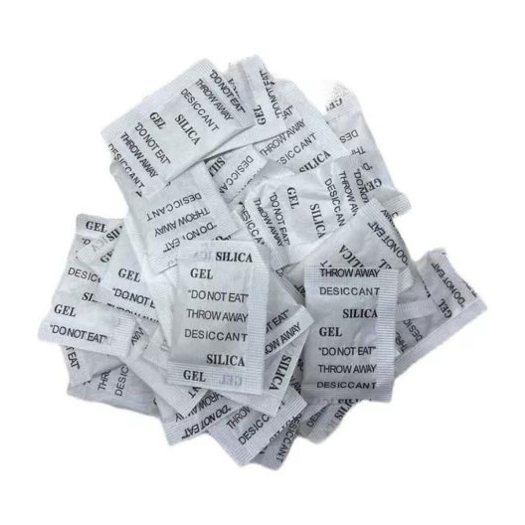 Sílica Gel Pacote 200 un Saquinhos Dessecante Antimofo Desumidificante Desidratante Anti Embaçante