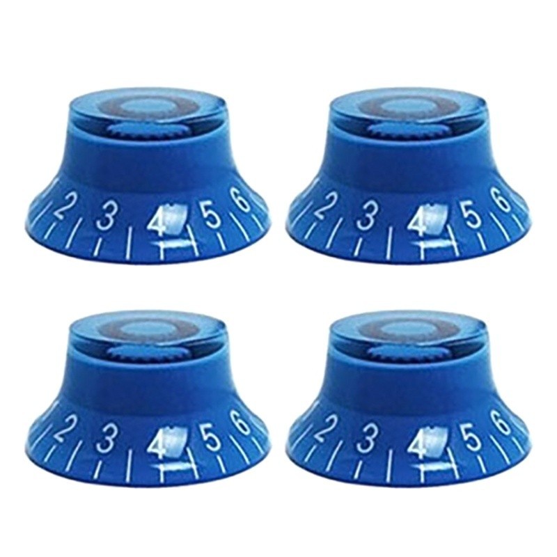 04 Knobs Azul Para Guitarra Les Paul , Prs E Outras