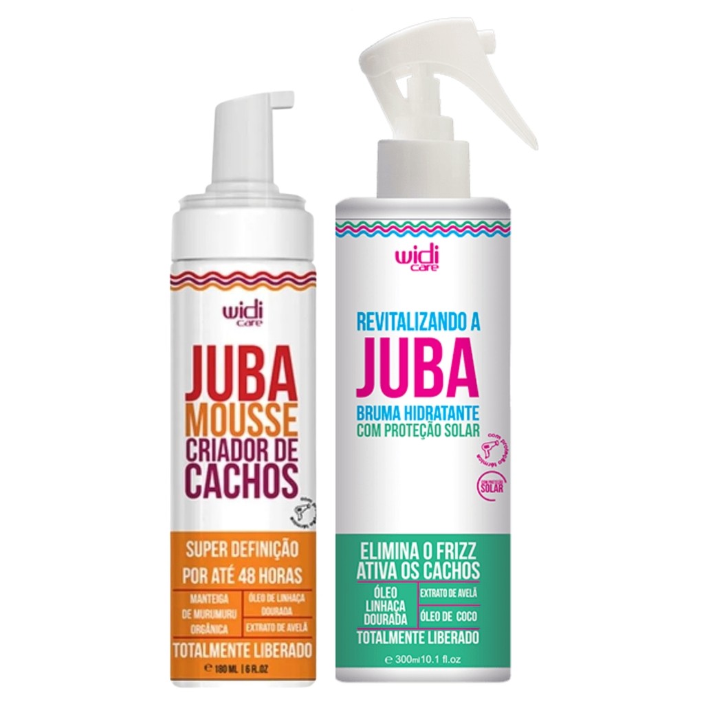 Kit Widi Care Juba Mousse + Revitalizando Bruma Hidratante