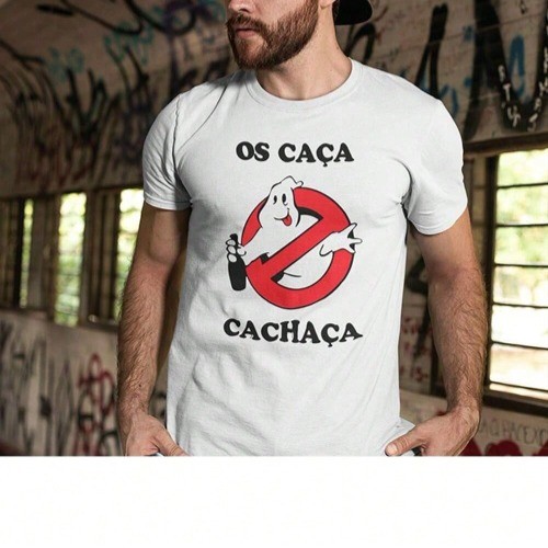 Camiseta  Engraçada Festa Caça Cachaças Unissex Camisa 100% Algodão Blusa Lançamento Envio Rapido