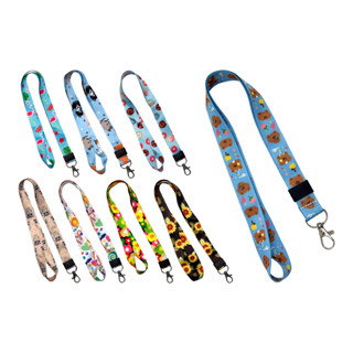 Cordão Estampado p/ Crachá e Chaveiro com Engate Mosquetão em Oferta na Shopee