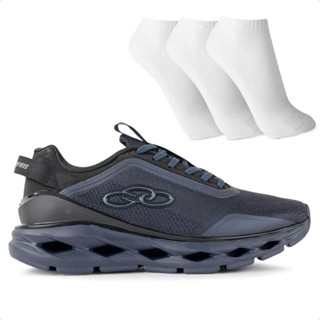 Tênis Olympikus Beats Masculino Marinho + 3 Pares de Meias Original Com Nota Fiscal e Garantia em Oferta na Shopee