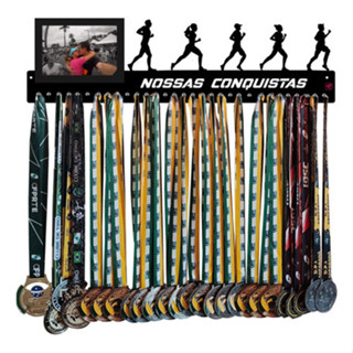 Porta Medalhas Corrida Casal Porta Retrato 61cm Comprimento em Oferta na Shopee