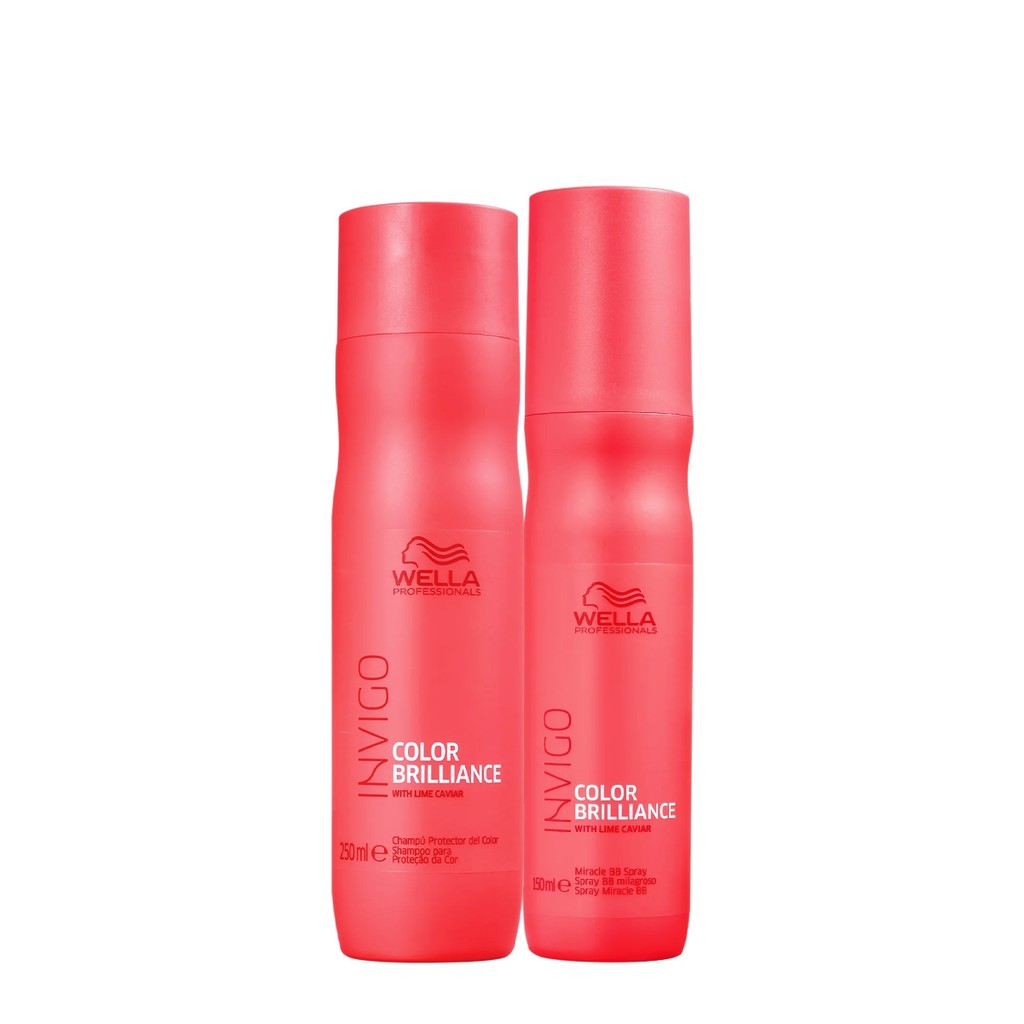 Kit Wella Professionals Invigo Brilliance Miracle Shampoo Leave-in (2 produtos) em Oferta na Shopee
