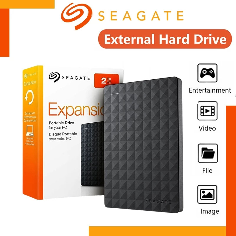 Seagate Portable Hdd 1TB/2TB/4TB Expansão USB 3.0 Disco Rígido Portátil Armazenamento De Grande Capacidade HD Externo