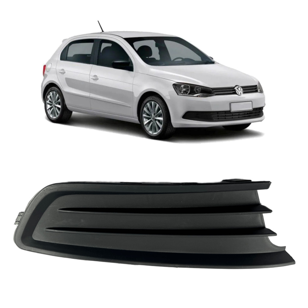 Moldura Grade Para-choque Gol G6 S/furo Milha Direito