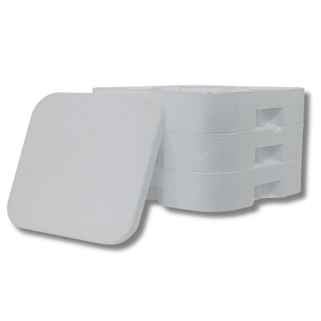 Transporte Isopor com 3 Bases e 1 Tampa p/ Marmitex Kentinha Nº 8 Alimentos, Food Delivery em Oferta na Shopee