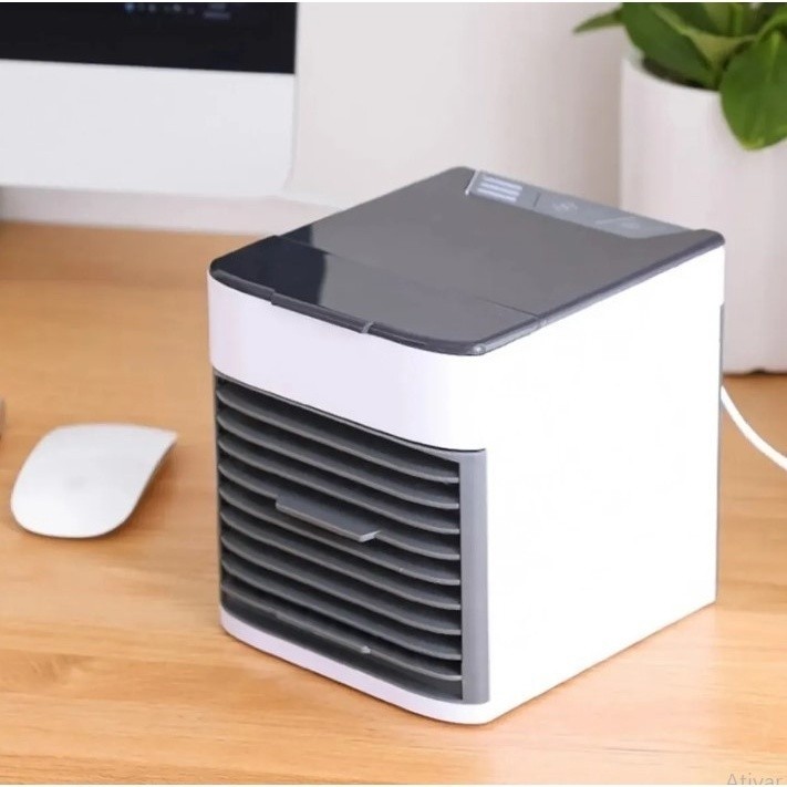 Mini Ar Condicionado Portátil Arctic Air Cooler Umidificador Climatizador Luz Led