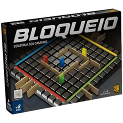 Jogo de Tabuleiro Bloqueio Estratégia 4 Cores 04408 - Grow