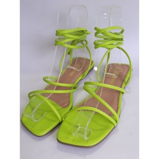 sandália rasteira tira de amarração confortável -720 em Oferta na Shopee