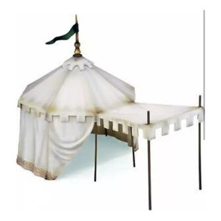 Schleich - 40193 - Miniatura de Tenda Medieval Miniatura Colecionável Raridade!