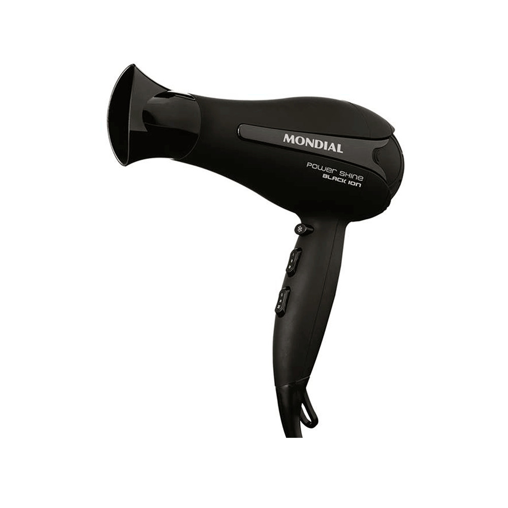 Secador de cabelo Mondial Power Shine Black SC-13 preto 220V em Oferta na Shopee