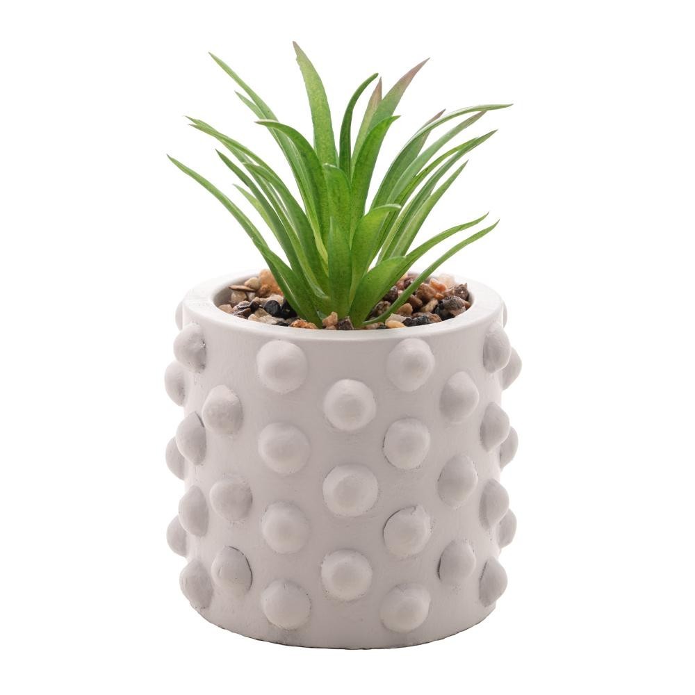 Cachepot Wolff Bubbles de Cimento Cinza Claro em Oferta na Shopee