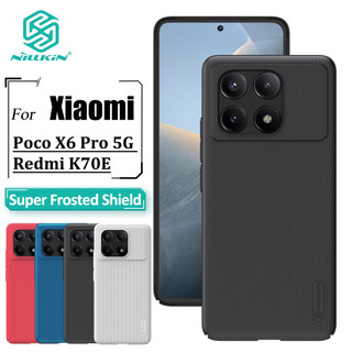 Capa Nillkin Hard PC Shield Phone Para POCO X6 Pro 5G/Redmi K70E Ultra Fina Rígida Anti-Impressão Digital Traseira À Prova De Choque em Oferta na Shopee
