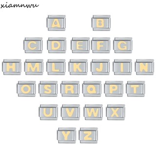 Nome Personalizado Bracelete 26 Cartas Bijuteria Acessórios De Moda Retro Personalidade Módulo BLINGSHOP DIY Presente Do Dia Das Mães