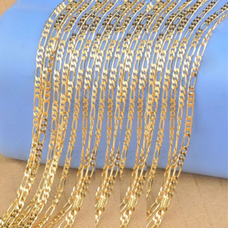 Kit Exclusivo Com 10 Corrente Aço Folheada Ouro 60cmx3mm Masculina / Feminina em Oferta na Shopee