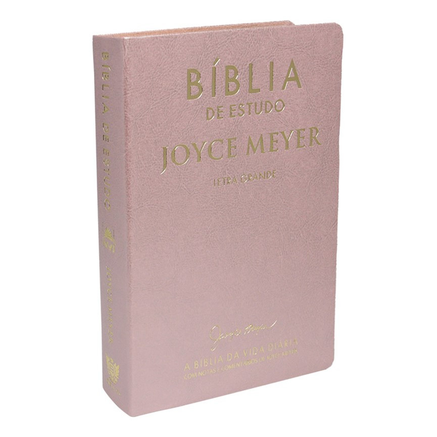 Bíblia De Estudo Joyce Meyer | Nvi | Letra Grande |Luxo em Oferta na Shopee