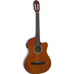 VIOLÃO ELETROACÚSTICO GIANNINI FLAT CUTAWAY SF-14 CEQ AÇO