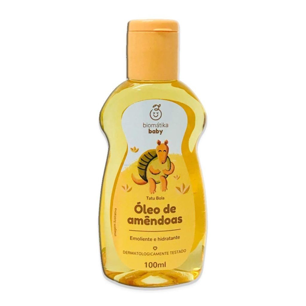 Oleo Biomatika Baby Amendoas Emoliente e Hidratante Pele Rosto e Corpo 100ml em Oferta na Shopee