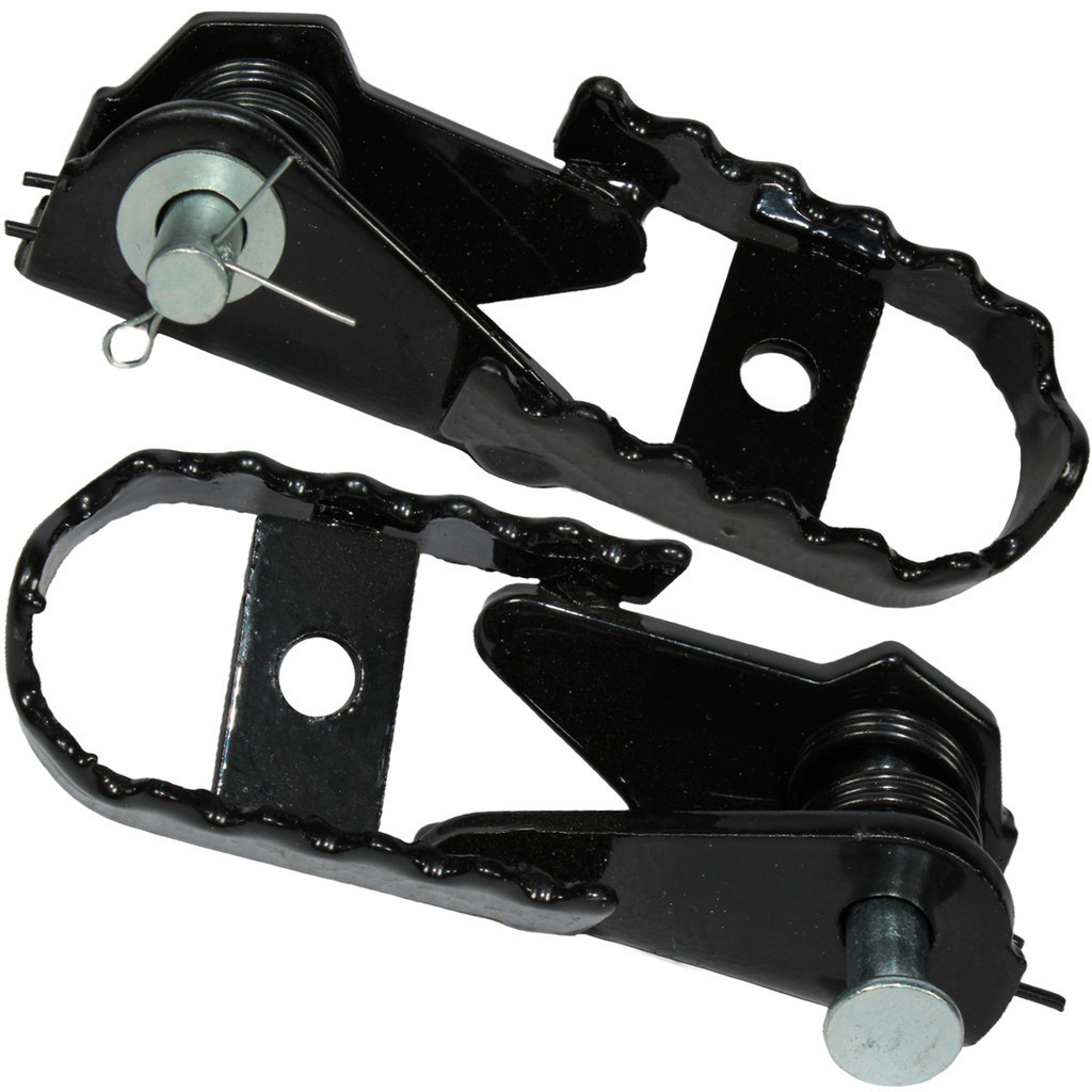 Par de pedaleira dianteira completa NXR125 NXR150 NXR160 Bros XRE300 NX400 XR200 NX200 XR250 Tornado CRF230 CRF250F