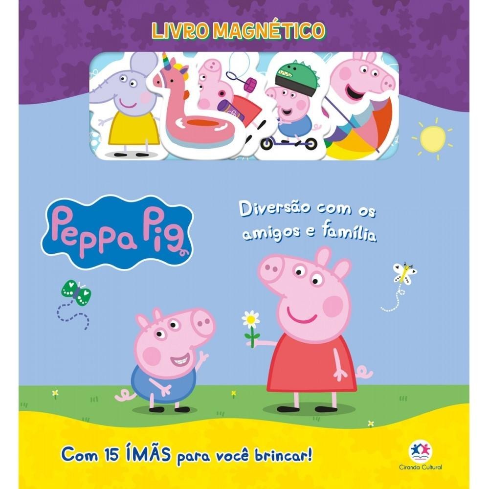 Livro Peppa Pig - Diversão com os amigos e família em Oferta na Shopee
