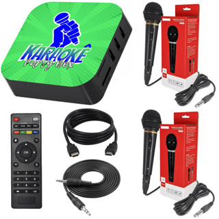 Karaokê Party Box Verde +2 Microfones +De 2000 Músicas (Sistema Com Pontuação) Profissional Original em Oferta na Shopee
