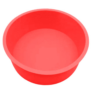 Forma Grande em Silicone Reforçado Para Bolo Torta 27cm Redonda Antiaderente