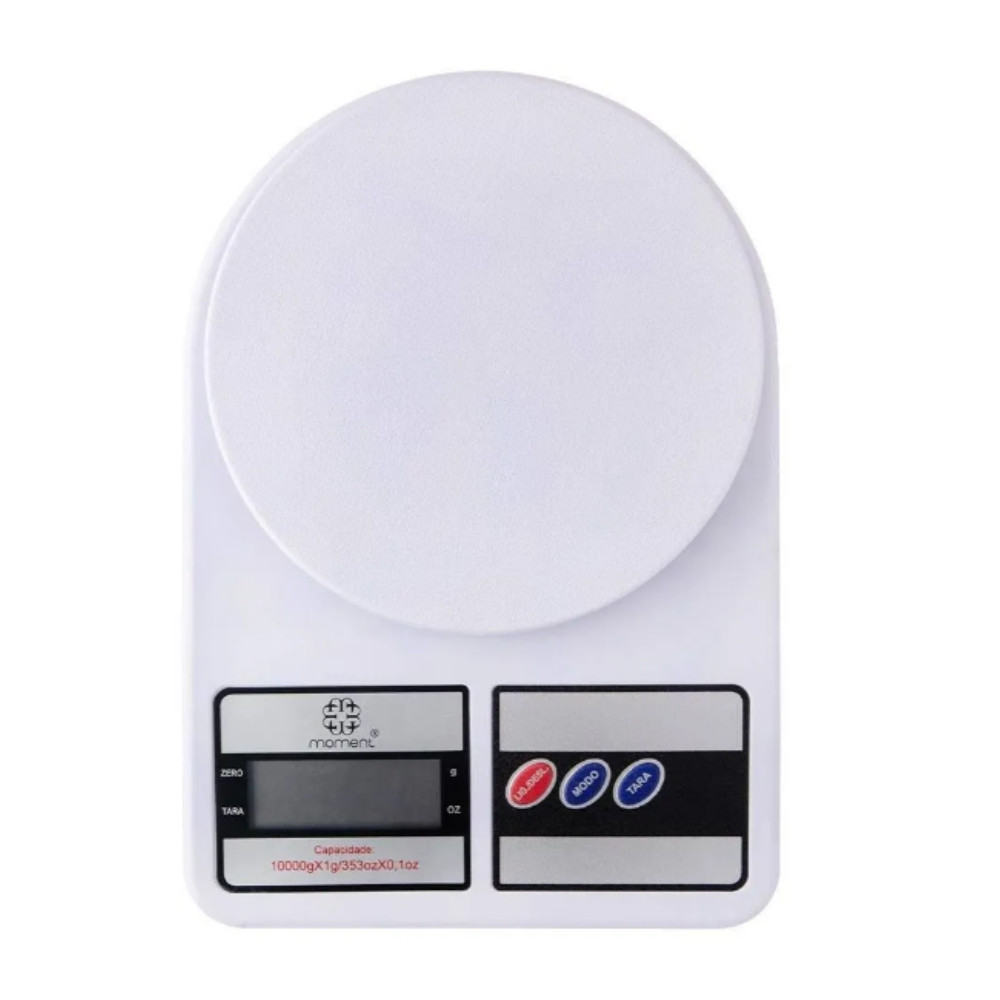 Balança Alimentos Digital Cozinha Confeitaria Fit Dieta Nutrição Pesar Comida 10 kg + mini Ralador