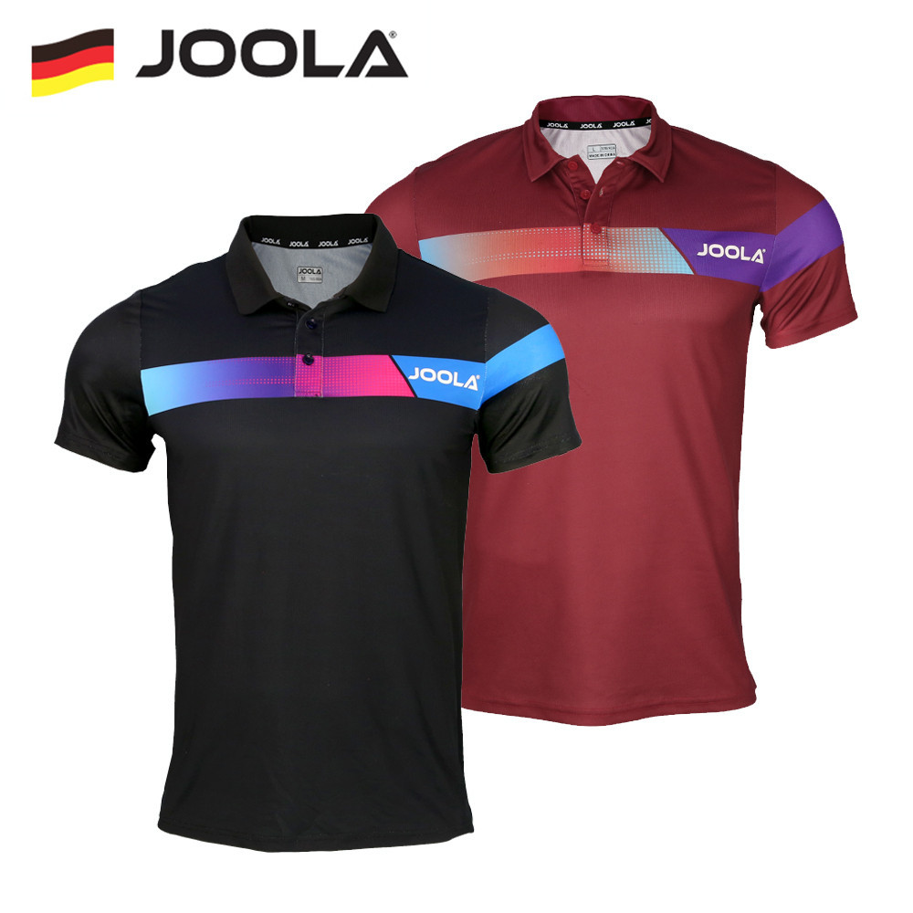 Original JOOLA Tênis De Mesa Vestuário De Ping Pong Match Uniformes De Árbitro Homens Mulheres Camisas Polo Esportivo Respirável