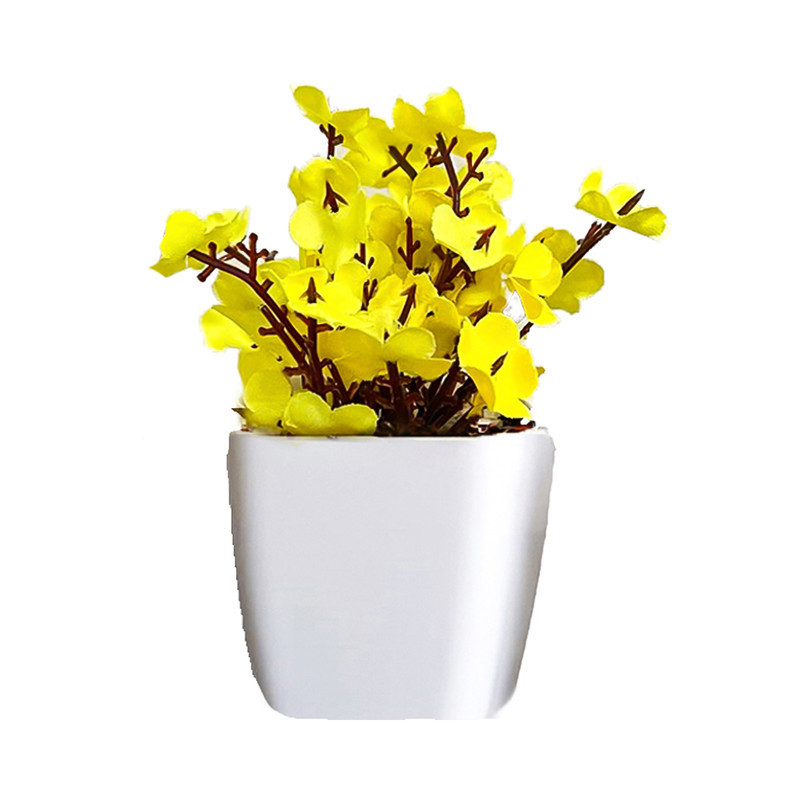 Mini Vasinho Decorativo Cerejeira Com Plantinha Artificial Para Decoração — imagem 2 de 2
