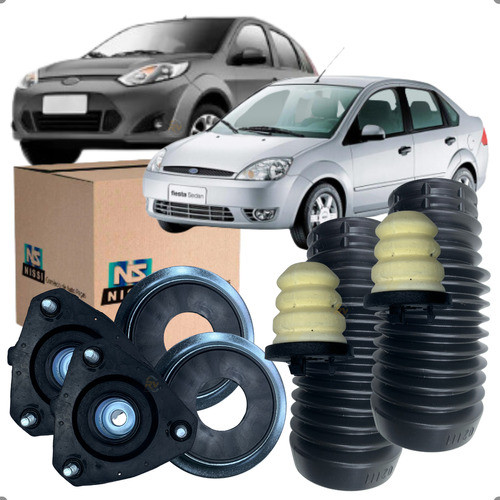 Par Kit Amortecedor Dianteiro Fiesta 2002 2003 2004 2005 2006 2007 2008 2009 2010 2011 2012 2013 em Oferta na Shopee