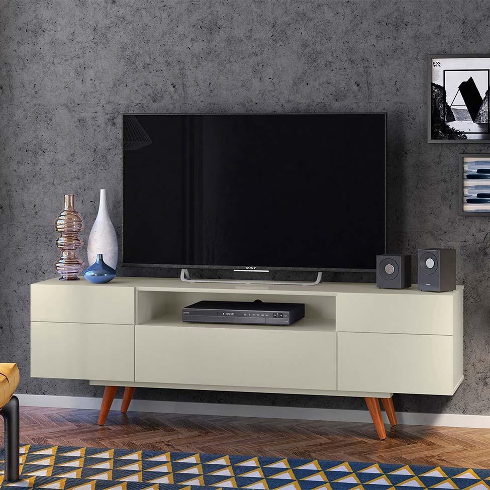 Rack Retrô Paris Off White 162 cm em Oferta na Shopee