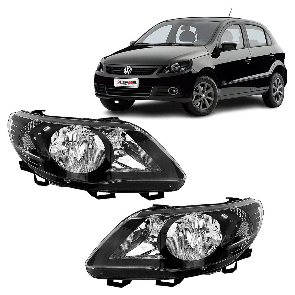 Par Farol Gol Voyage Saveiro G5 09 2010 2011 2012 Foco Duplo
