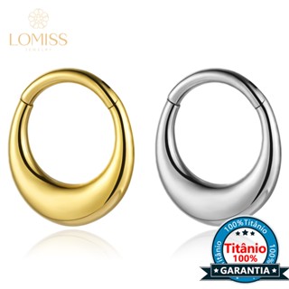 Lomiss Piercing Septril Rook Conch Argola Titânio Lisa Piercing Septo Helix em Oferta na Shopee