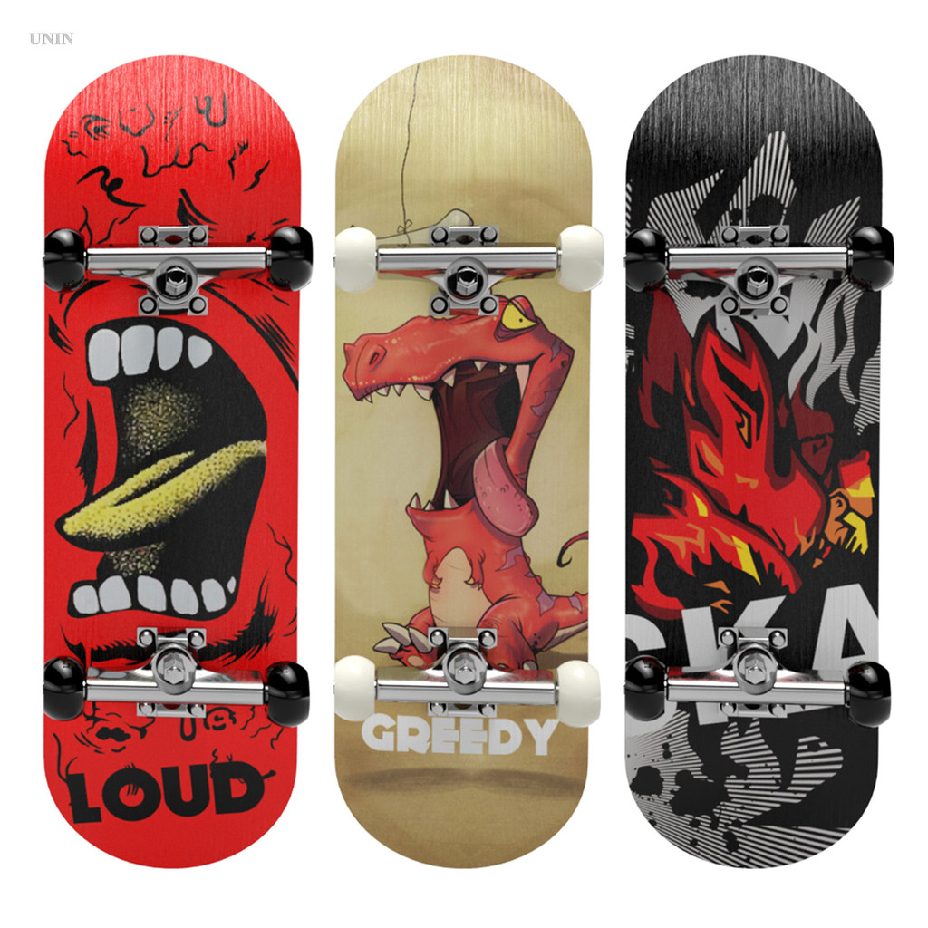 UNT 1PC Dedo Skate Com Rolamentos Grau Profissional Cinco Camadas Maple Brinquedo De Descompressão em Oferta na Shopee