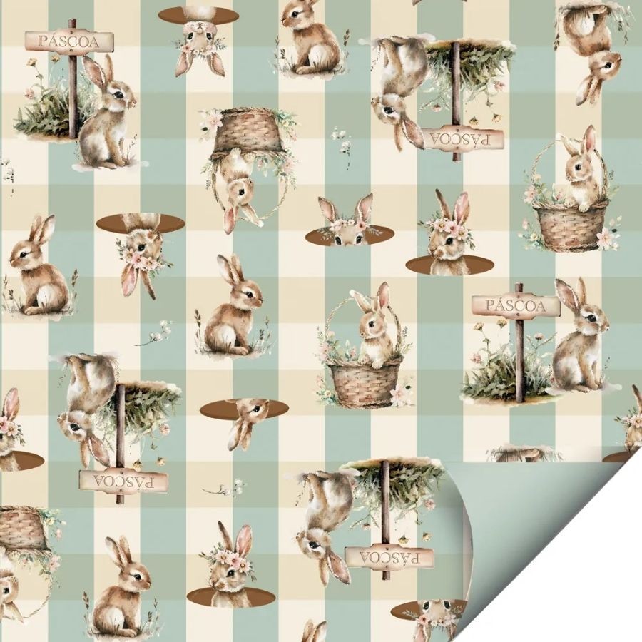 Folha para Ovos de Páscoa Doce Páscoa Verde 69x89cm - 5 unidades - Cromus - Rizzo em Oferta na Shopee