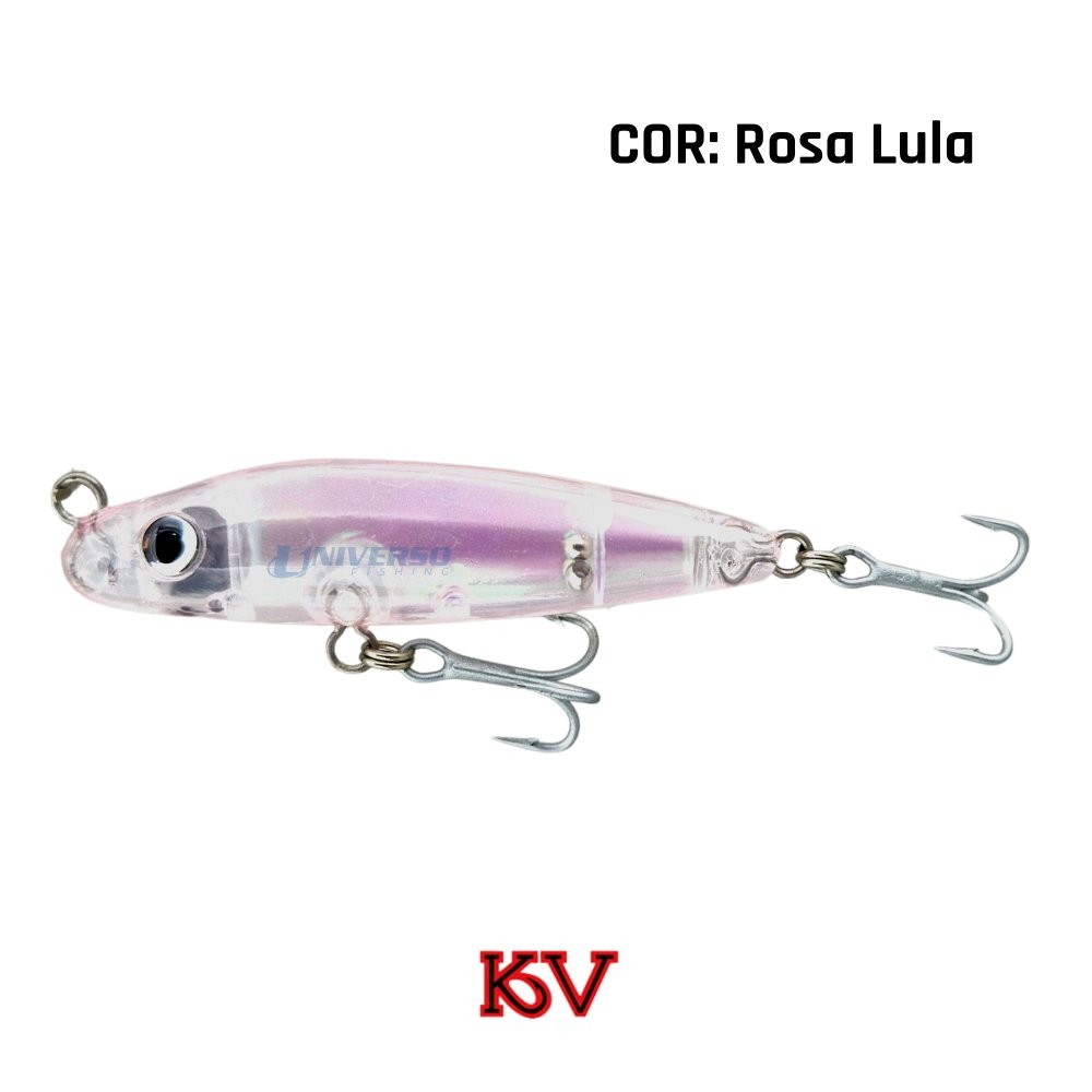 Isca KV Canivetinho | 6,5cm- 6g Rosa Lula
