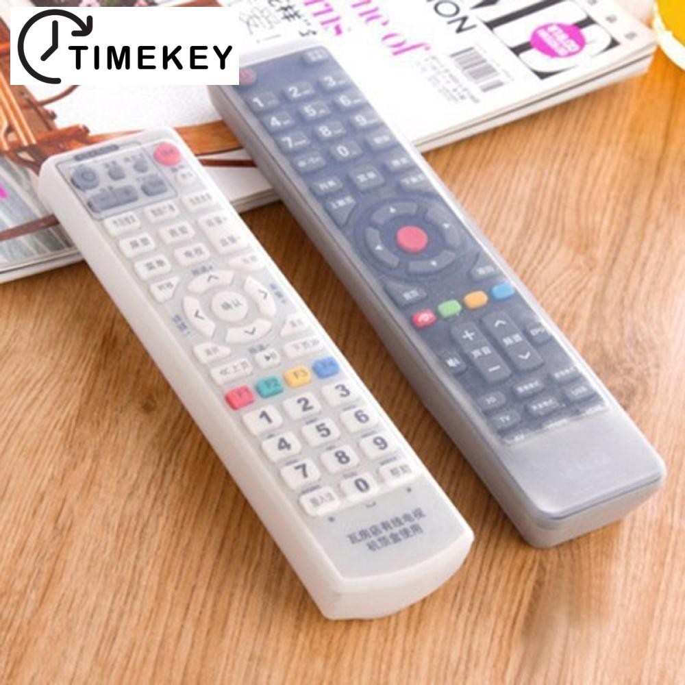 TKEY Transparente Silicone TV Controle Remoto Capa De Armazenamento Protetora C7E8