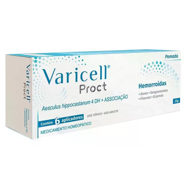 Varicell Proct Pomada 25g Com 6 Aplicadores em Oferta na Shopee